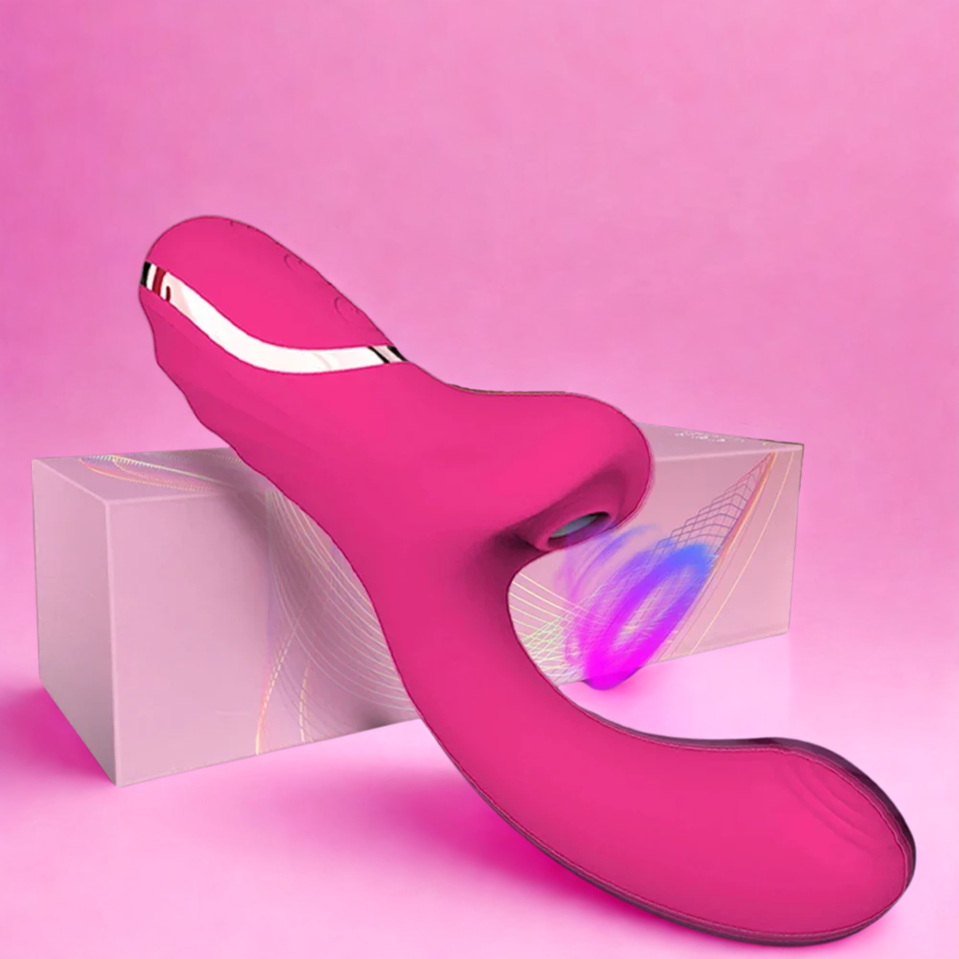 MoanMore™ 20-Mode Clitoral Suction &amp; G-Spot Vibrator