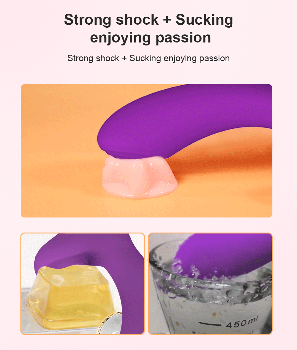 MoanMore™ 20-Mode Clitoral Suction &amp; G-Spot Vibrator