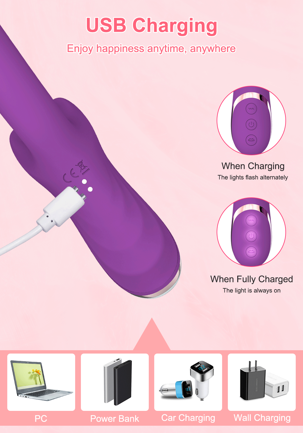 MoanMore™ 20-Mode Clitoral Suction &amp; G-Spot Vibrator