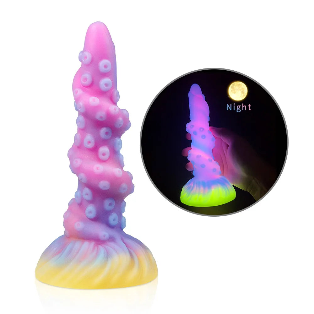 MoanMore™ Luminous Silicone Anal Dildo