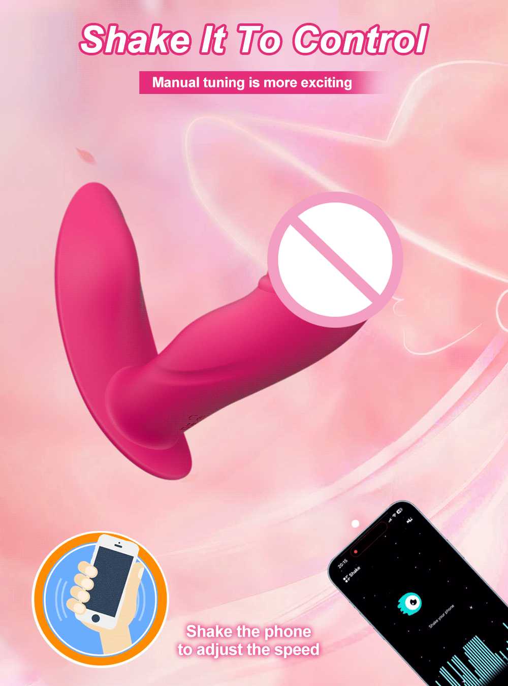 MoanMore™ App-Controlled Wearable Vibrator