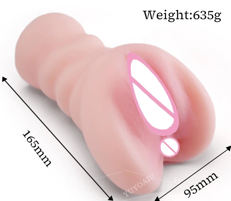 MoanMore™ 2-in-1 Realistic Vagina &amp; Anal Male Masturbator