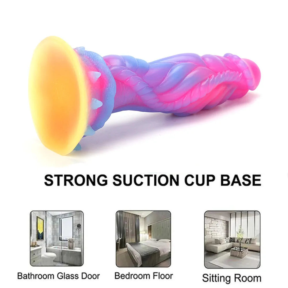 MoanMore™ Luminous Silicone Anal Dildo