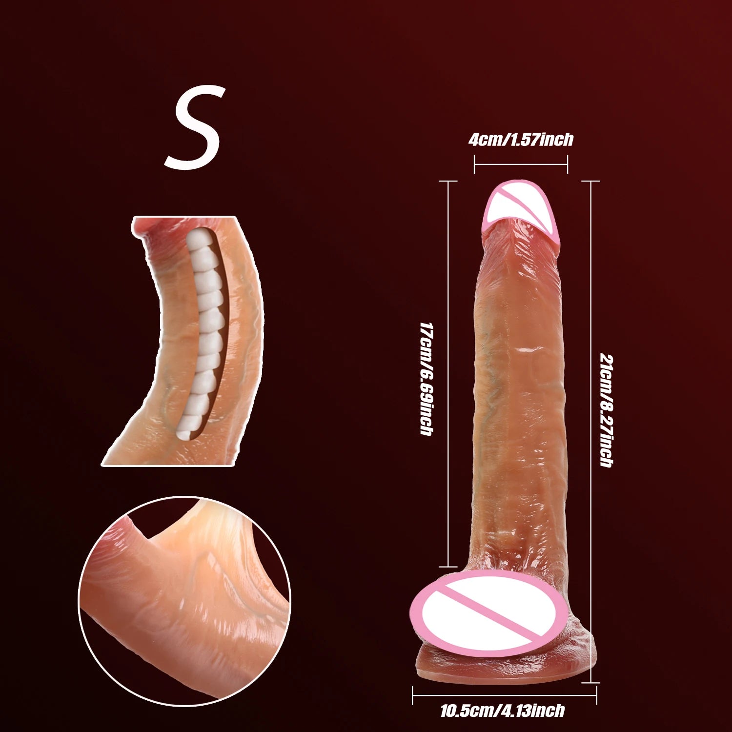 MoanMore™ Ultra-Realistic Sliding Foreskin Dildo