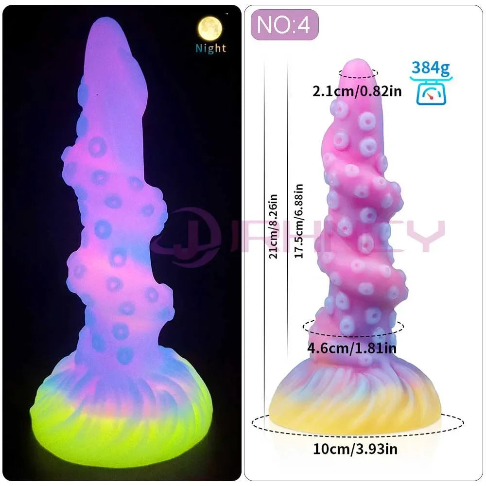 MoanMore™ Luminous Silicone Anal Dildo