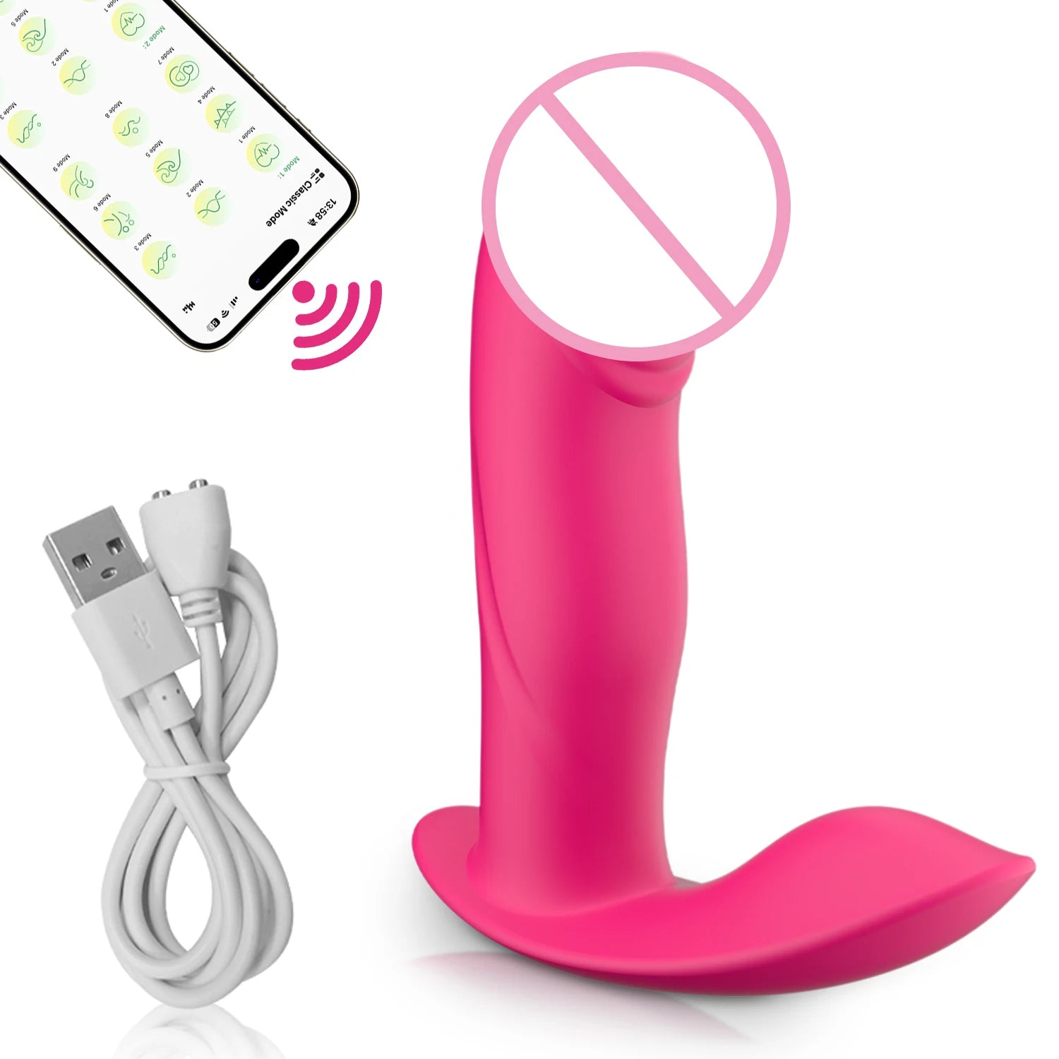 MoanMore™ App-Controlled Wearable Vibrator