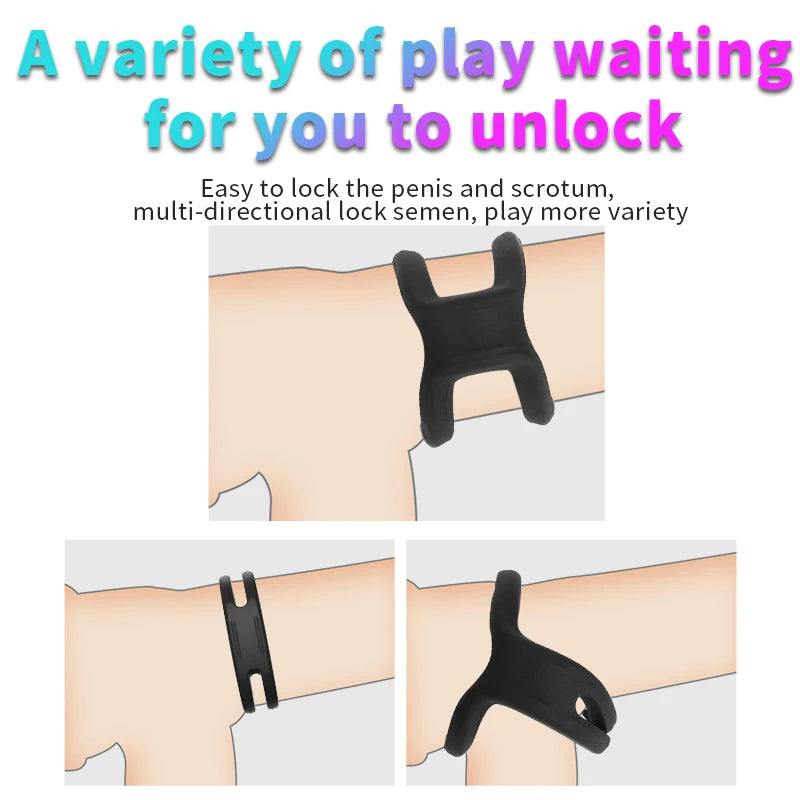 MoanMore™ Silicone Dual Ring Cock Ring