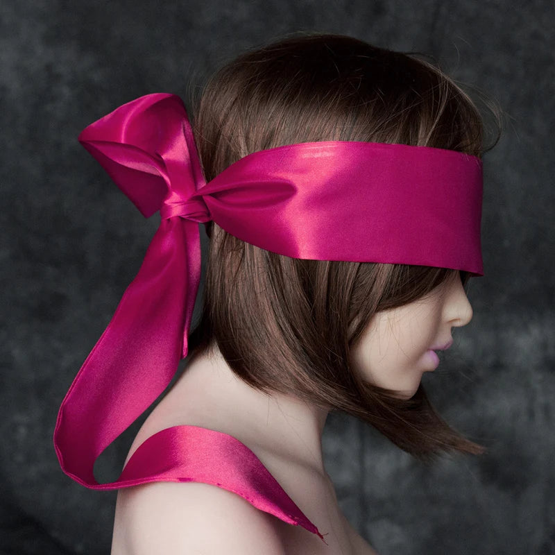 MoanMore™ Satin Bondage Blindfold
