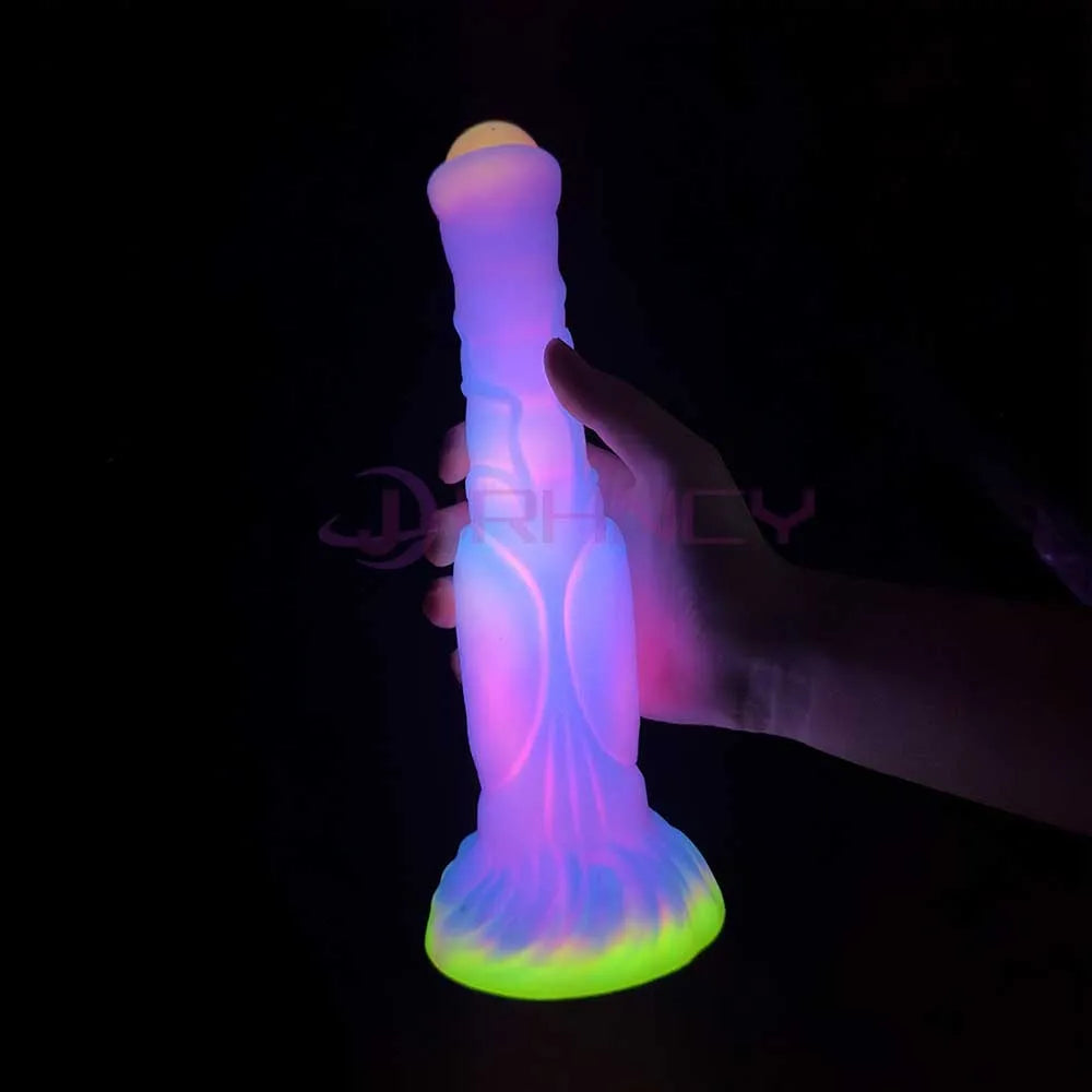 MoanMore™ Luminous Silicone Anal Dildo