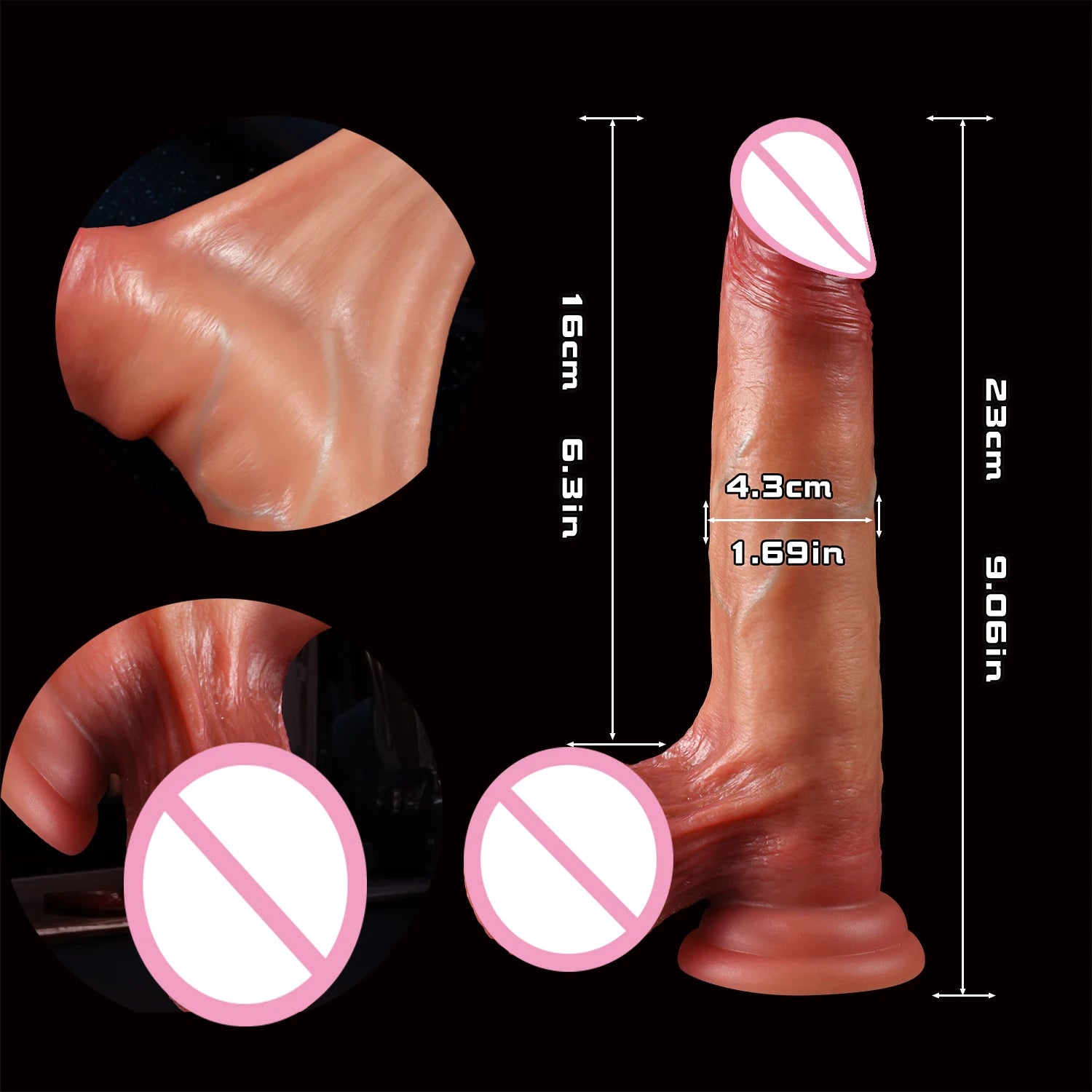 MoanMore™ Ultra-Realistic Sliding Foreskin Dildo