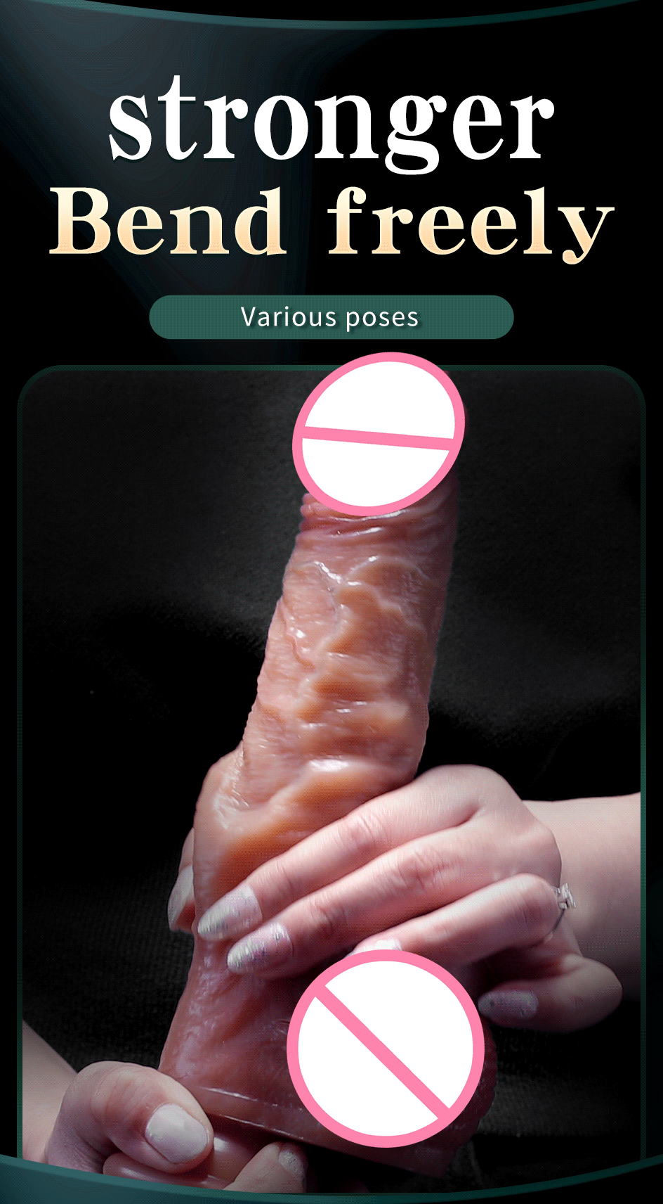 MoanMore™ Ultra-Realistic Sliding Foreskin Dildo