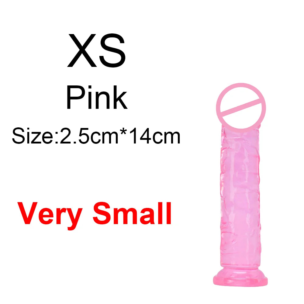 MoanMore™ Transparent Suction Dildo