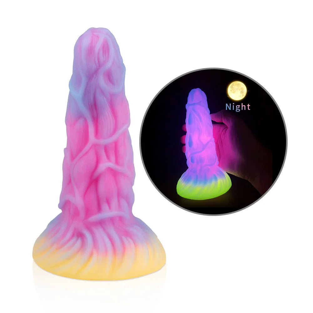MoanMore™ Luminous Silicone Anal Dildo