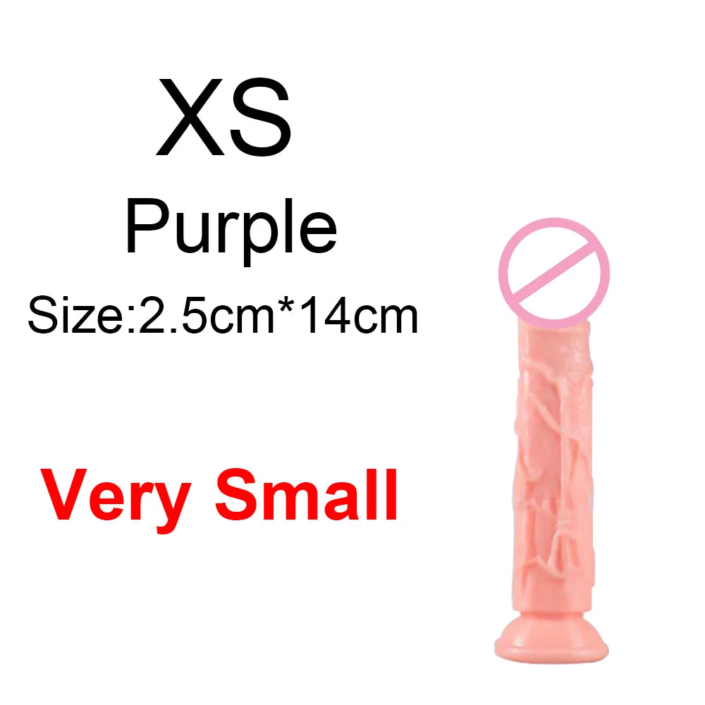 MoanMore™ Transparent Suction Dildo