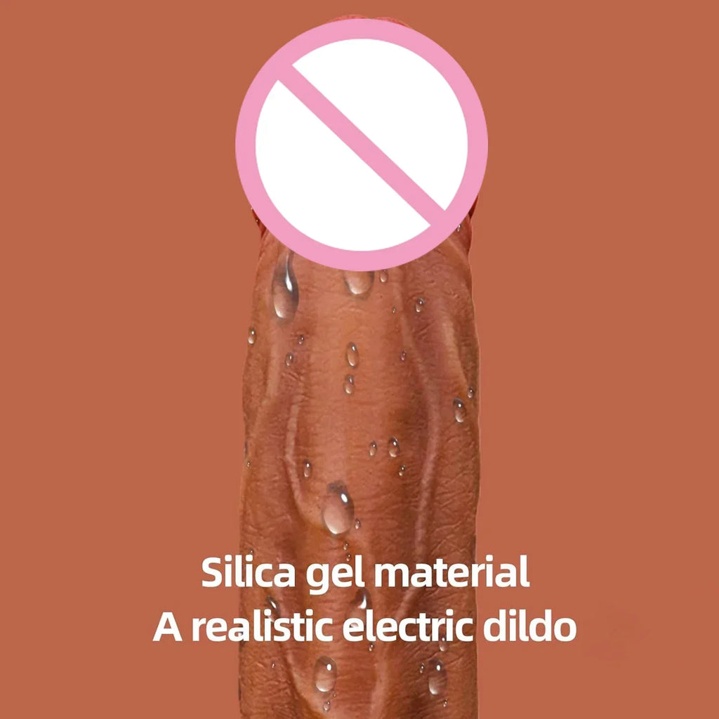 MoanMore™ App-Controlled Realistic Vibrating Dildo