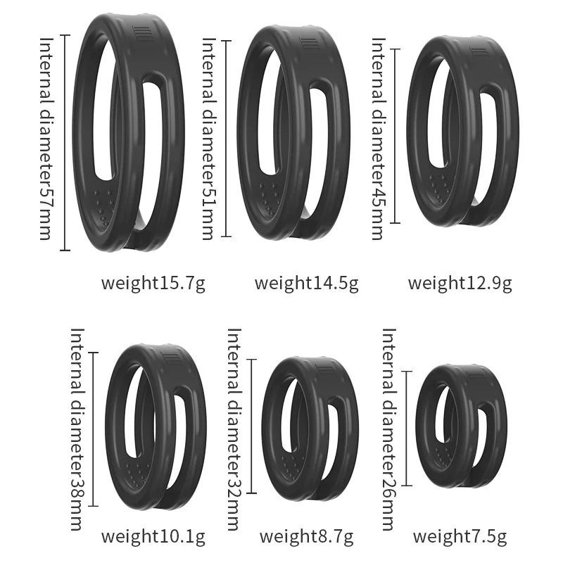 MoanMore™ Silicone Dual Ring Cock Ring
