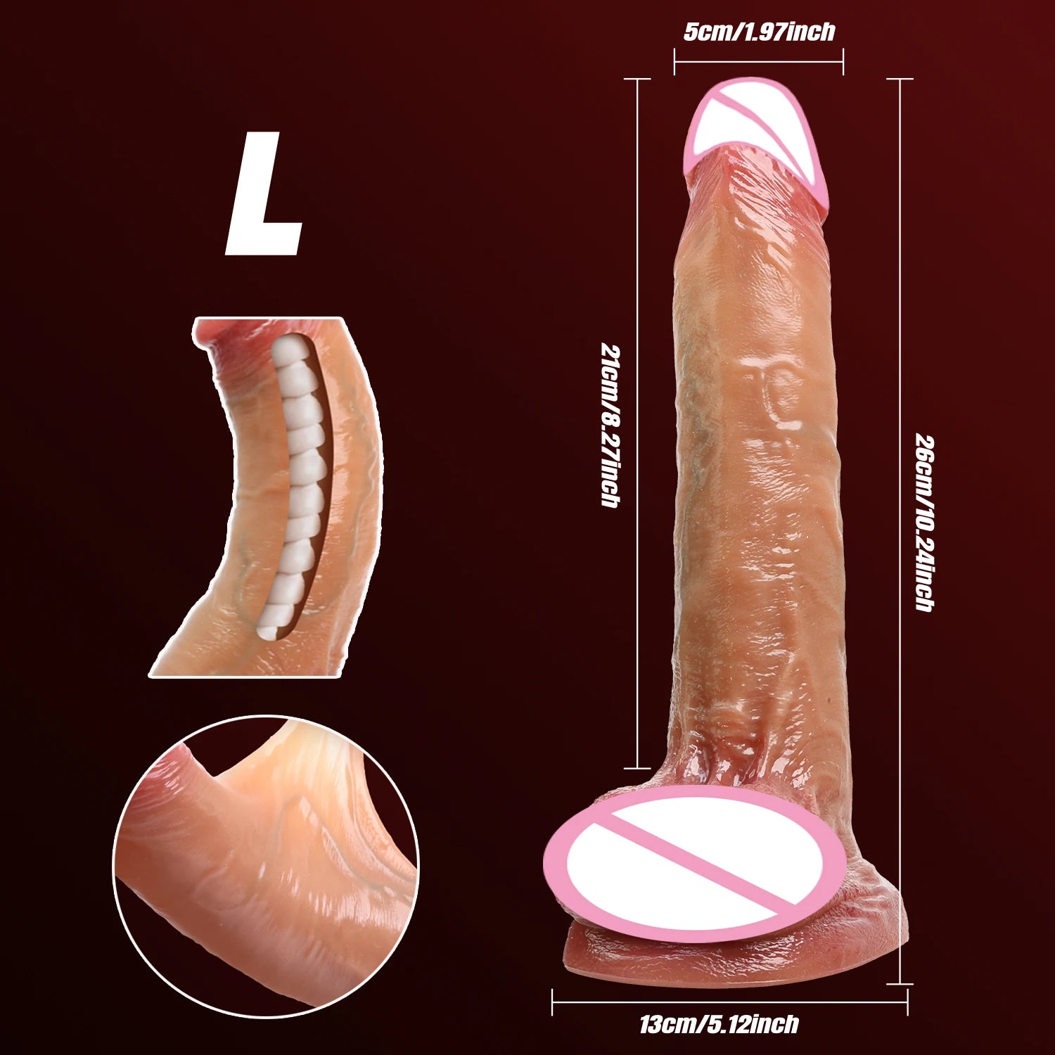 MoanMore™ Ultra-Realistic Sliding Foreskin Dildo