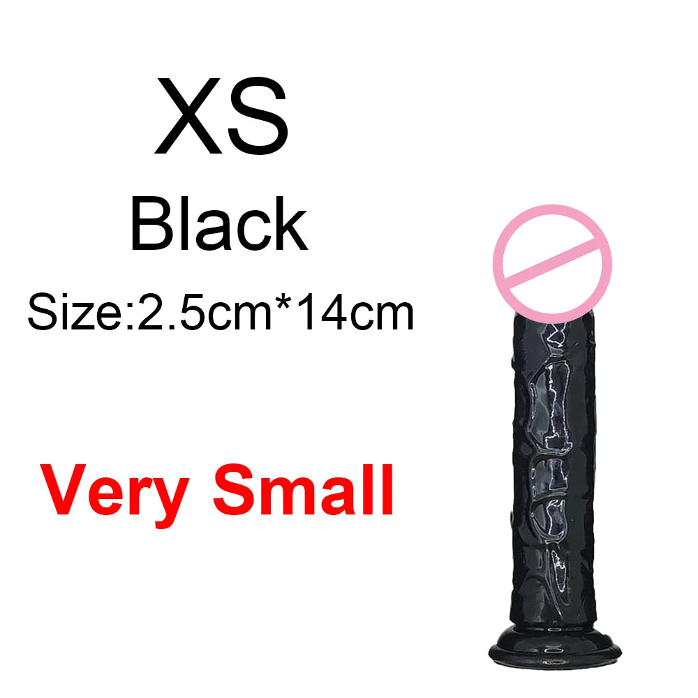 MoanMore™ Transparent Suction Dildo