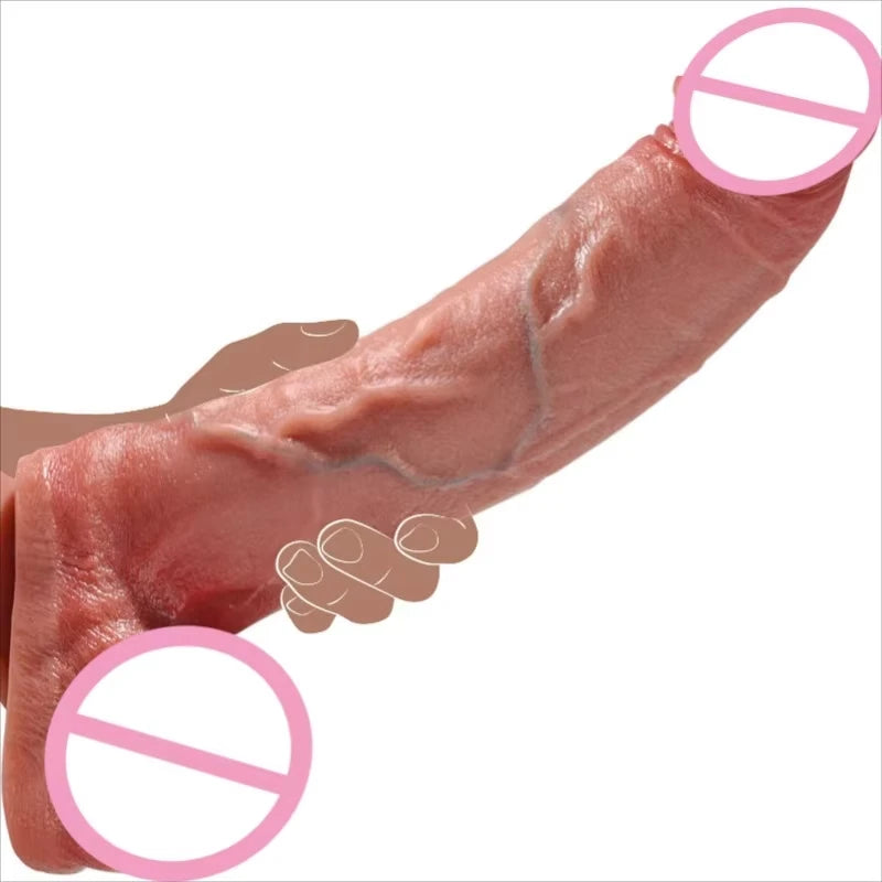 MoanMore™ Transparent Suction Dildo