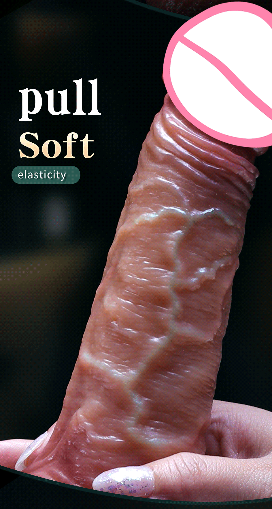 MoanMore™ Ultra-Realistic Sliding Foreskin Dildo