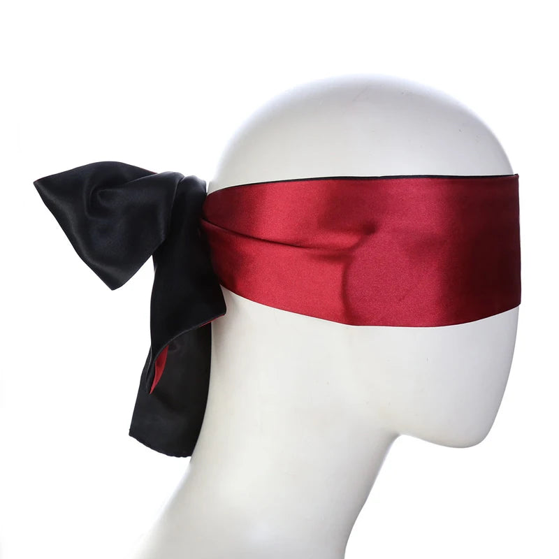 MoanMore™ Satin Bondage Blindfold