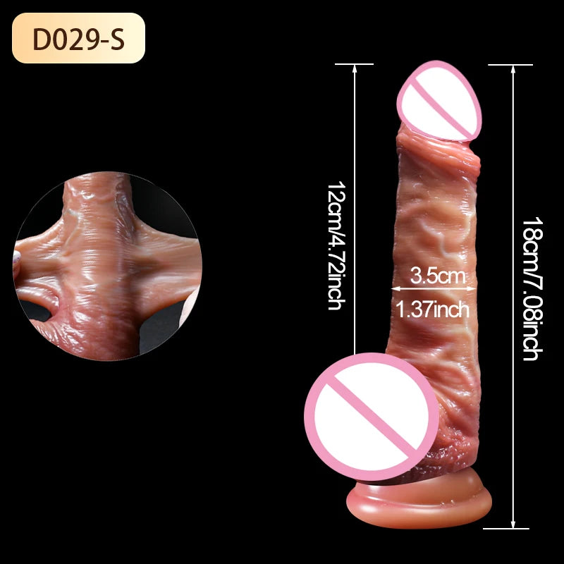 MoanMore™ Ultra-Realistic Sliding Foreskin Dildo