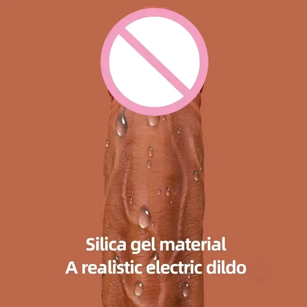 MoanMore™ App-Controlled Realistic Vibrating Dildo
