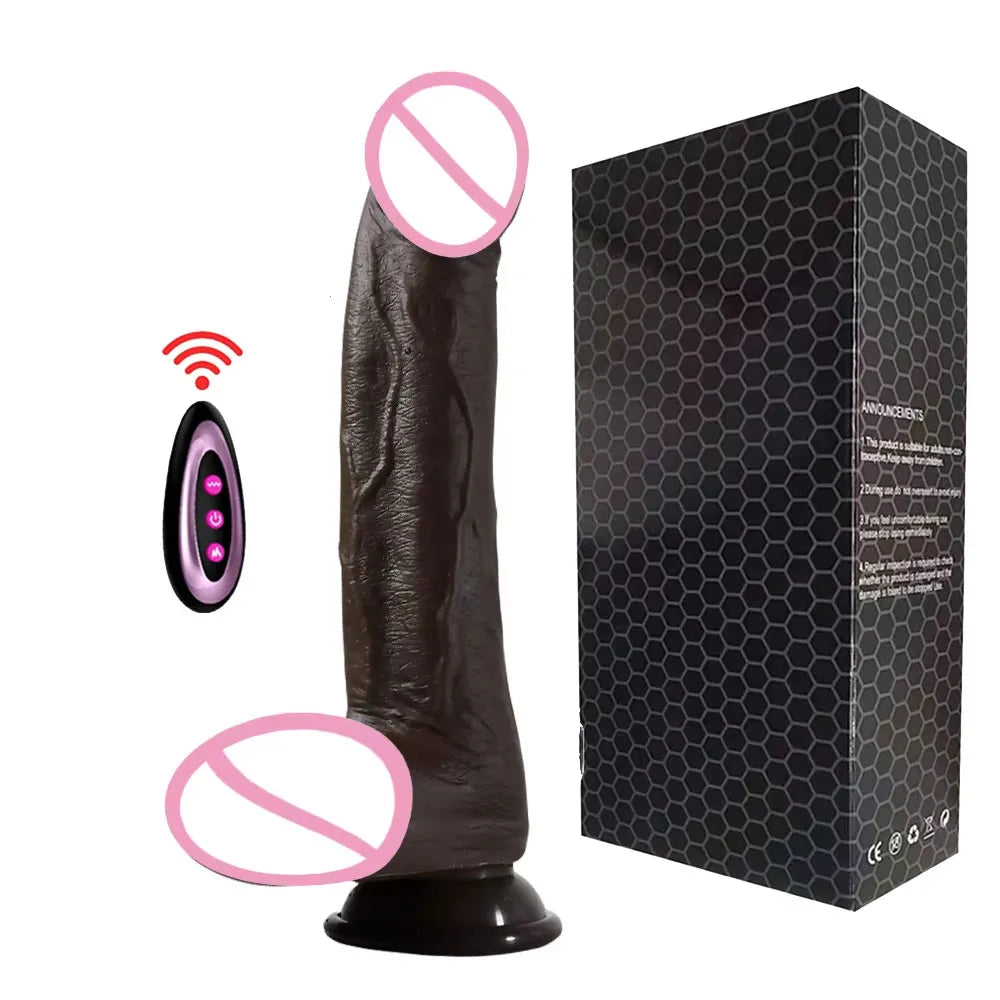 MoanMore™ App-Controlled Realistic Vibrating Dildo