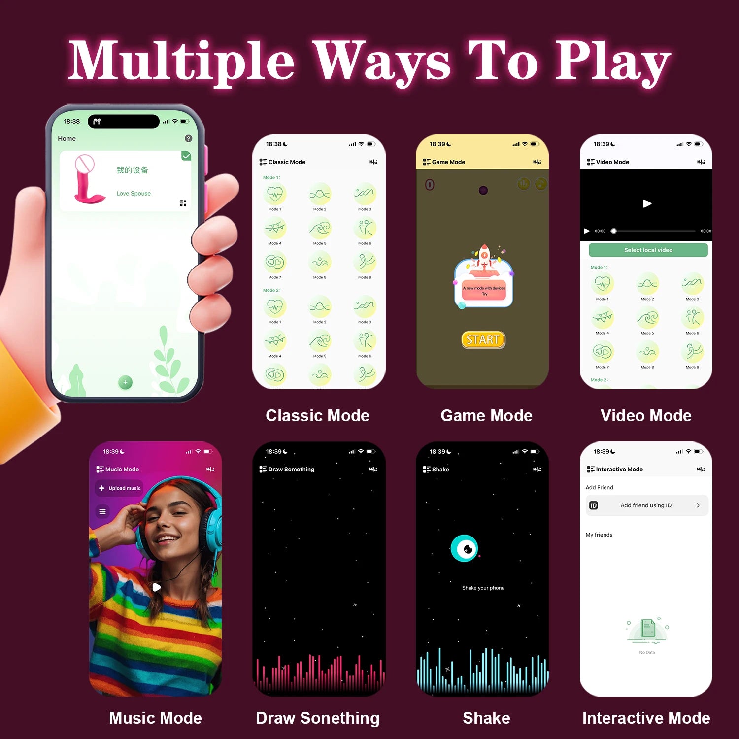 MoanMore™ App-Controlled Wearable Vibrator