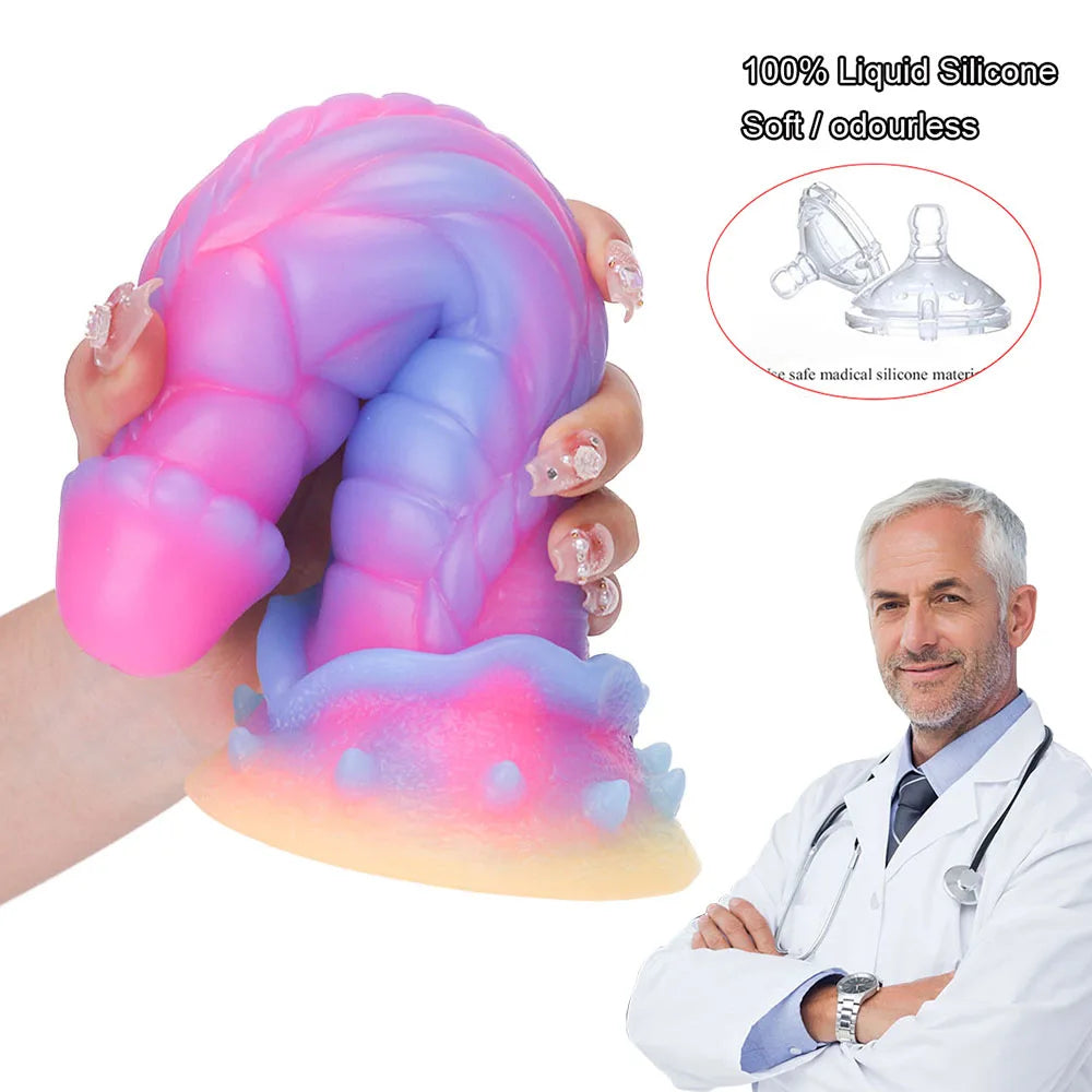MoanMore™ Luminous Silicone Anal Dildo