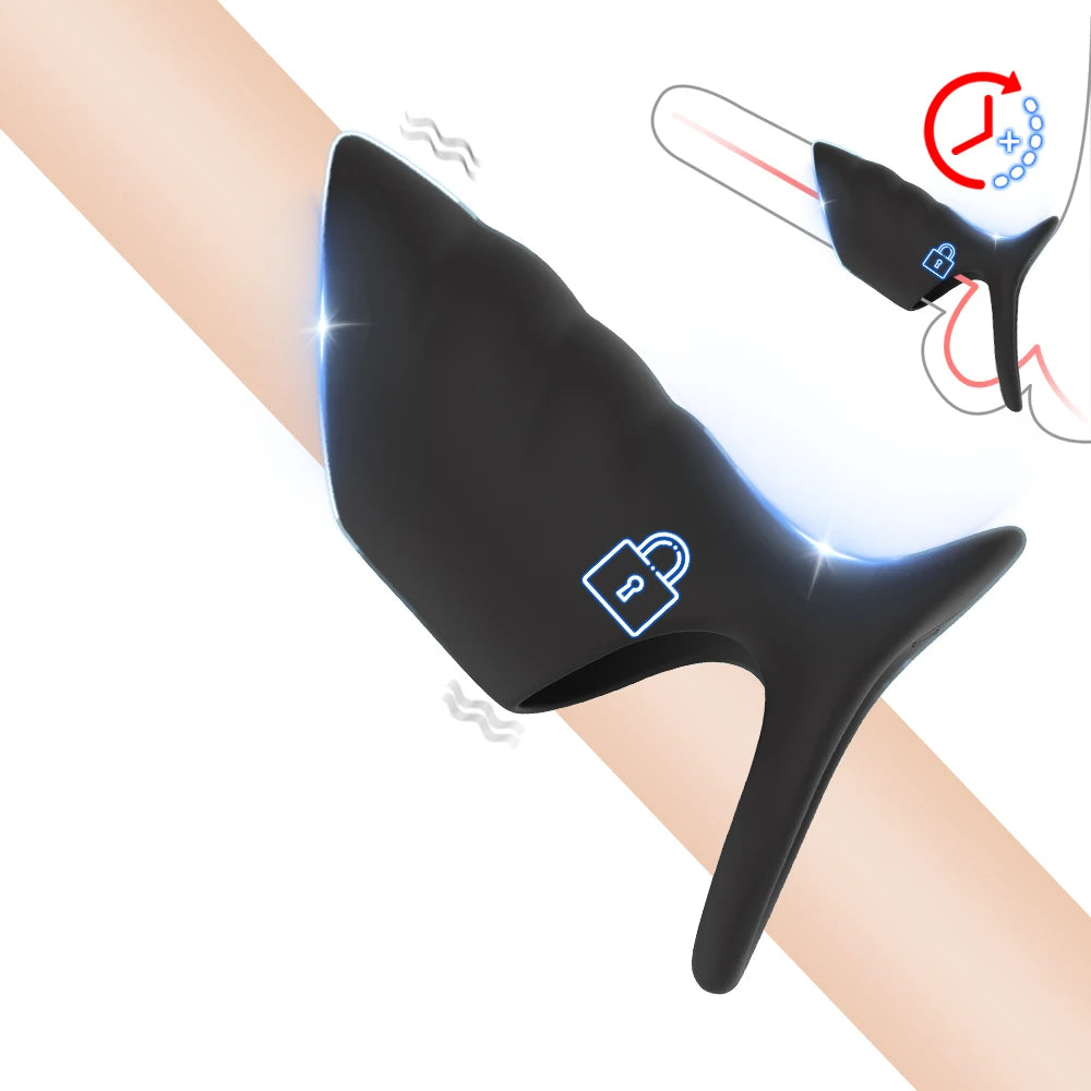 MoanMore™ Dual Action Vibrating Cock Ring &amp; Penis Sleeve