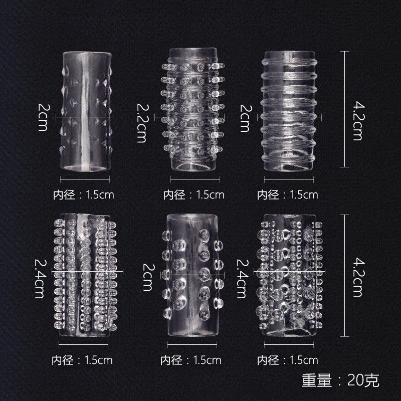 MoanMore™ 6-Piece Silicone Cock Ring Set